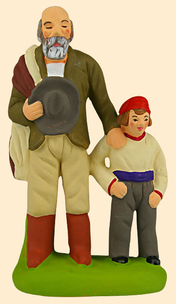 AVEUGLE ET SON FILS