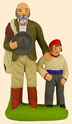 BLIND MAN w. HIS SON