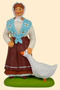 GOOSE GUARDIAN WOMAN