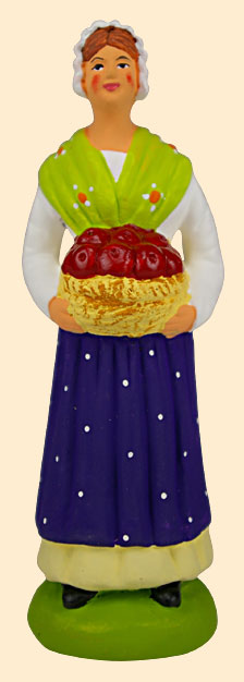 FEMME AUX POMMES