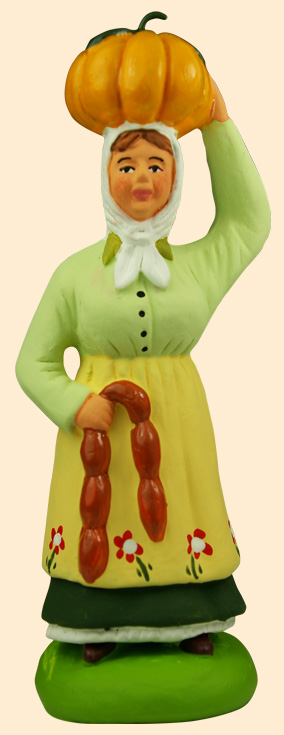 FEMME A LA COURGE