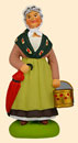 WOMAN w. FOOTWARMER