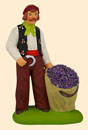 MAN CUTTING LAVENDER UPRIGHT