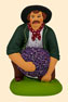 MAN CUTTING LAVENDER KNELT