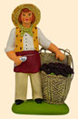 MAN HARVESTING GRAPES