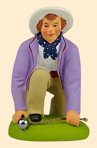 BOWLS PLAYERS: KNELT