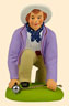 BOWLS PLAYERS: KNELT