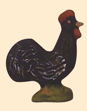 BLACK COCKEREL