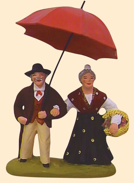 COUPLE AU PARAPLUIE