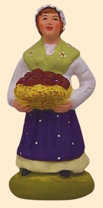 WOMAN w. APPLES