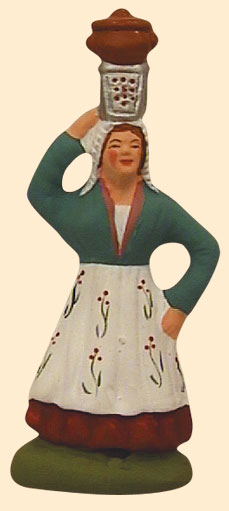 FEMME AU FOURNEAU