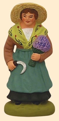 FEMME A LA LAVANDE