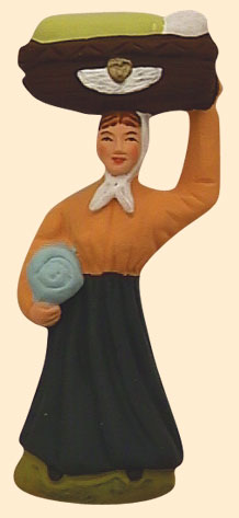 WOMAN w. CRADLE