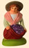 WOMAN w. LAVENDER KNELT
