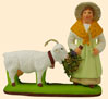 FEMME A LA CHEVRE