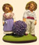 COUPLE D'ENFANTS A LA LAVANDE