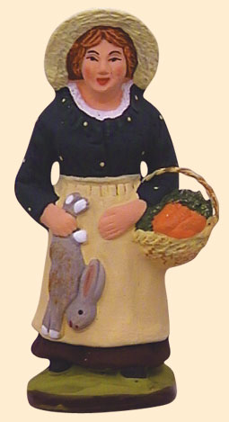 WOMAN w. RABBIT