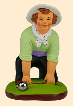 BOWLS PLAYERS: KNELT