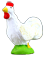 WHITE COCKEREL