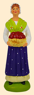 WOMAN w. APPLES