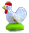 WHITE COCKEREL