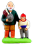 BLIND MAN w. HIS SON