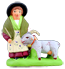 WOMAN w. A GOAT