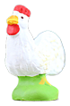 WHITE COCKEREL