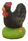 BLACK COCKEREL