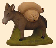 DONKEY CARRYING SACKS OF FLOOR