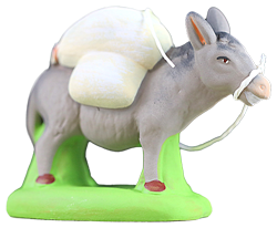 DONKEY CARRYING SACKS OF FLOOR