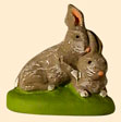 COUPLE DE LAPINS