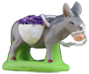 DONKEY CARRYING  BASKETS OF LAVENDER