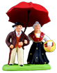 COUPLE w. AN UMBRELLA