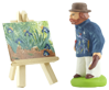 PAINTER w. HIS EASEL