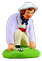 BOWLS PLAYERS: KNELT