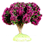 ARBRE FLEURI FUCHSIA