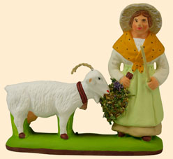 FEMME À LA CHÈVRE