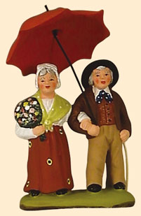 COUPLE AU PARAPLUIE