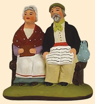 COUPLE SUR LE BANC