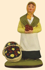 FEMME AUX POMMES