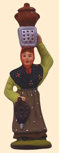 FEMME AU FOURNEAU