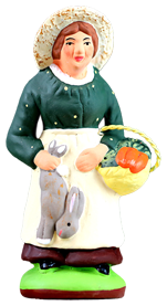 WOMAN w. RABBIT